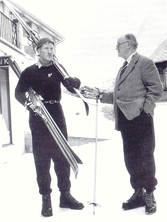Lord Hunt Leader of Everest 1953 with Arnold Lunn 1